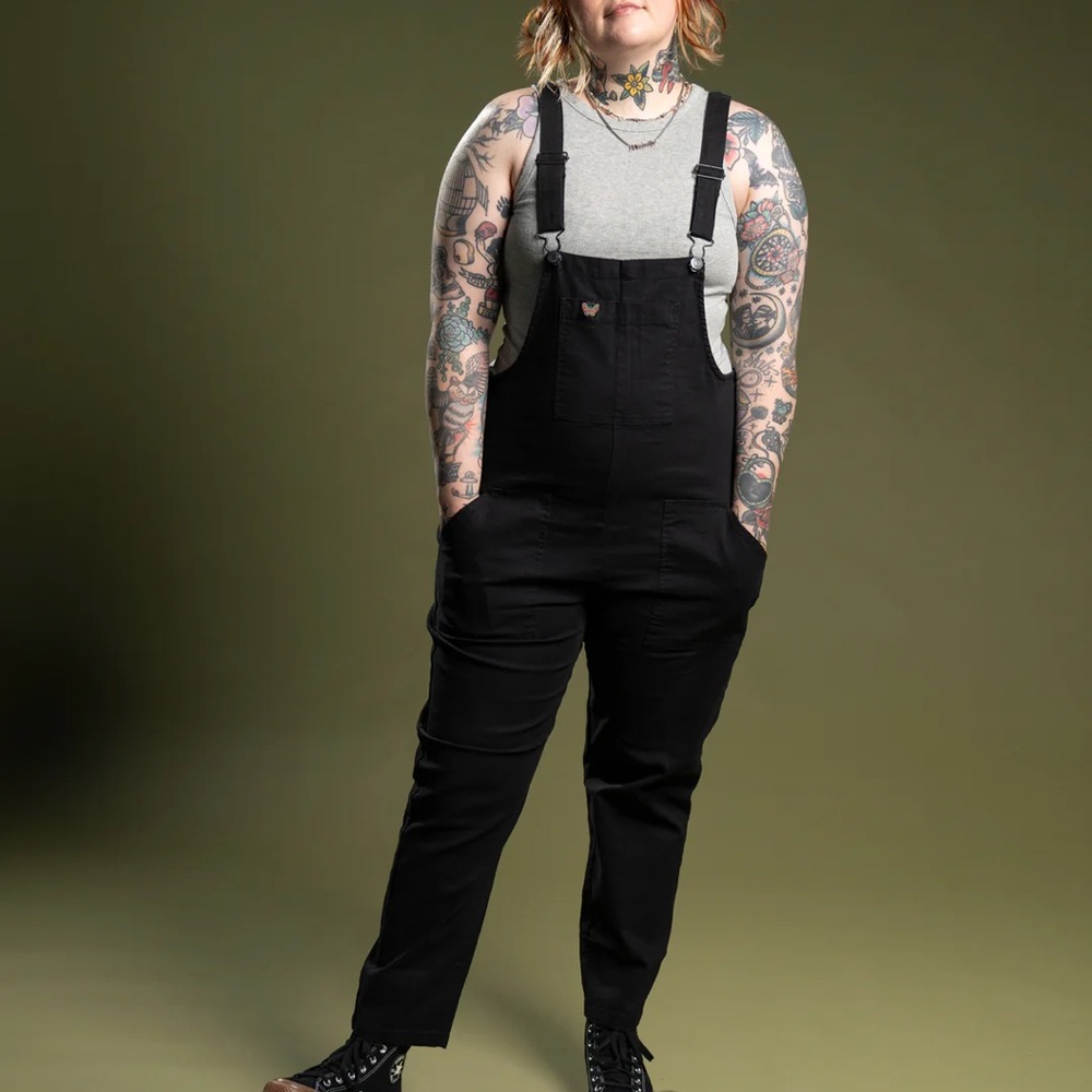 Girrlscout The Billie Overalls - Black